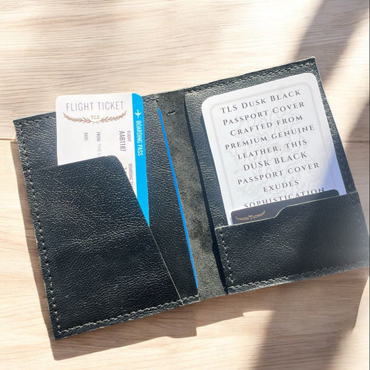 TLS Passport Cover 'Dusk Black'